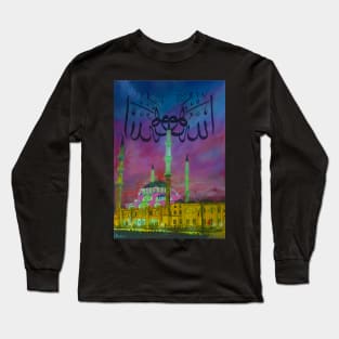 Nizamiye Mosque - Allah hu Long Sleeve T-Shirt